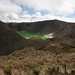 Ai 4000m vedo in lontananza la laguna verde, il lago dentro la bocca del vulcano Azufrál