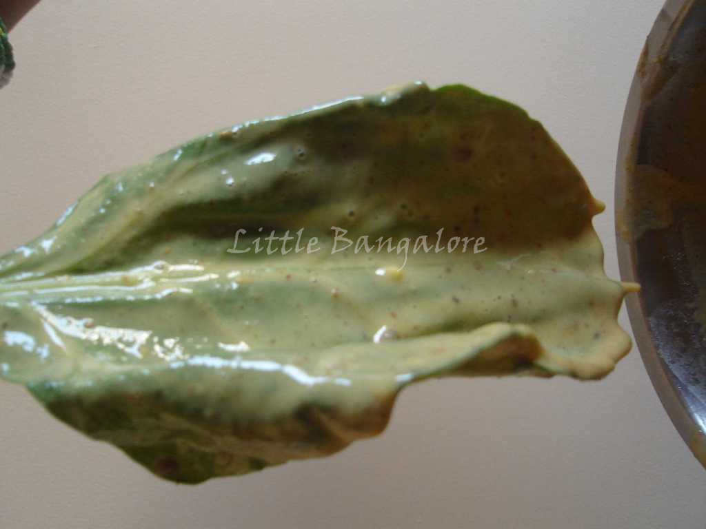 Dipped Palak Leaf
