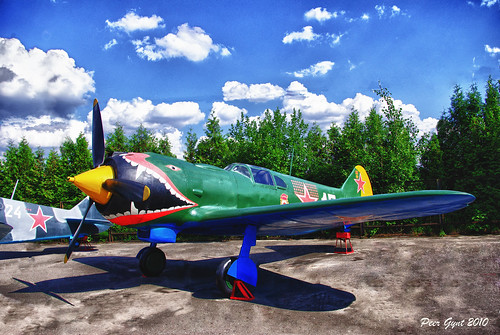 Soviet WWII Fighter Aircraft Lavochkin La-5. 1942.    -5. ©  Peer.Gynt