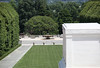 Looking east past Tomb of the Unknown Soldier at the Memorial Amphitheater plaza and overlook - Arlington National Cemetery - 2012-05-19