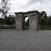 L'arco stile romano all'entrata del parco de El Ejido