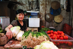 Vegetable seller