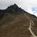 Il sentiero verso la bocca del vulcano spento Rucu Pichincha