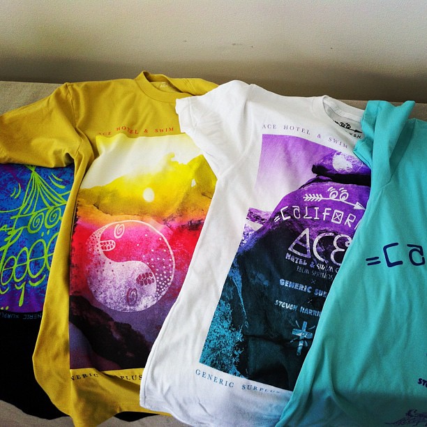 The shirts have arrived. These are going to go fast. @theacehotel @s_harrington #COACHELLA #desertgold #acehotel