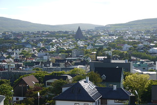 View of Torshavn from the King's Monument