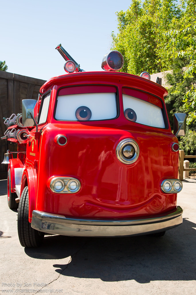 red pixar red is the loveable fire engine from disney pixar s cars big 