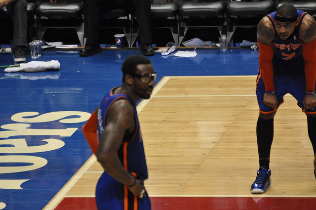 CARMELO ANTHONY with Amare Stoudemire