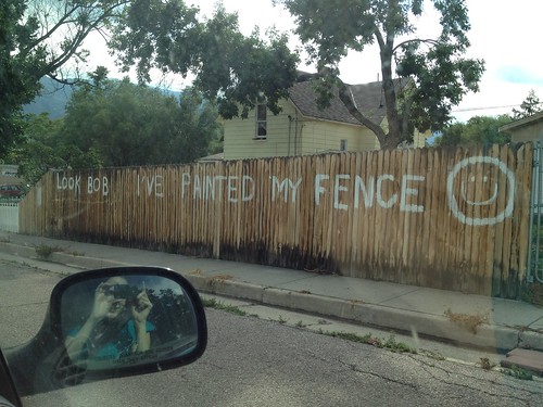 Look Bob I've painted my fence :)