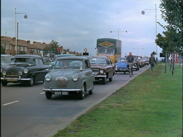 Austin A30 in Traffic Jam 1963
