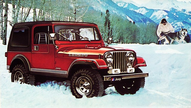 jeep 1983 laredo brochure cj7