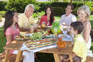 Parents Grandparents Children Family Healthy E...