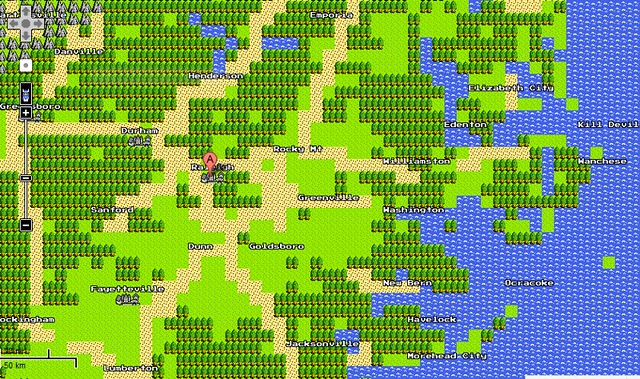 SNES map of Raleigh 4/1/2012