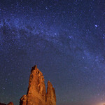 Milky Way over The Organ - Arches NP