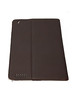 PU Soft Leather Folio Case for iPad 2 - Dark Choclate Brown
