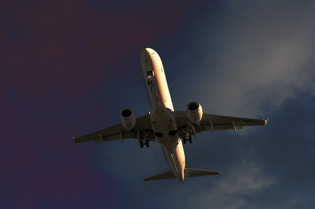 Landing on beautiful sky colors on TLS