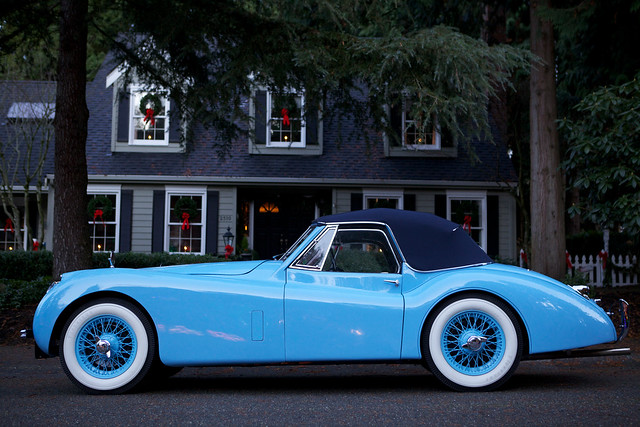blue english 1950s jag british firestone jaguar whitewall 1953 xk 2011 xk120 dropheadcoupe worldcars