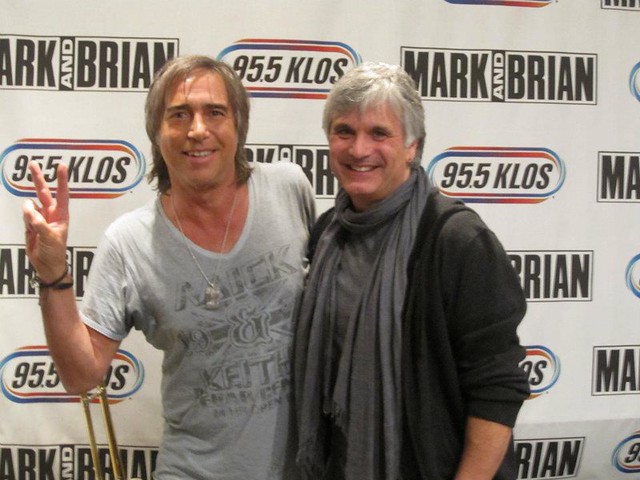 Former Wings guitarist Laurence Juber (with Breakfast With the Beatles host CHRIS CARTER)