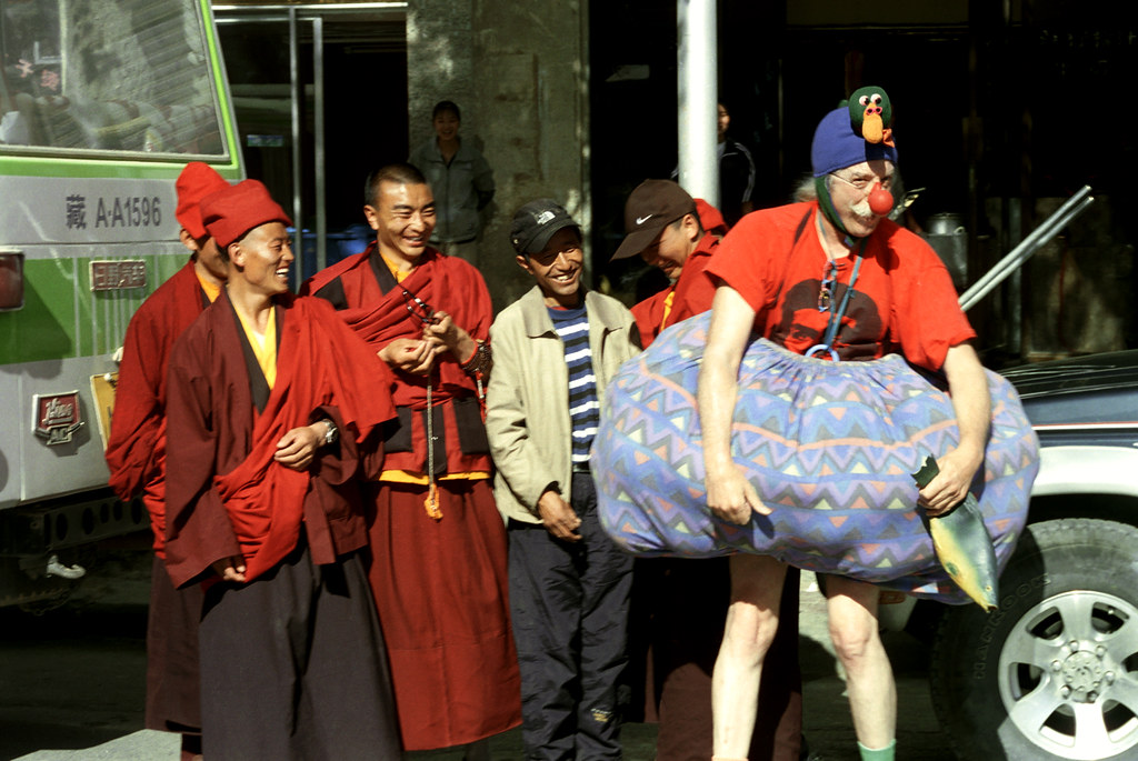 Patch Clowning (Lhasa, Tibet)