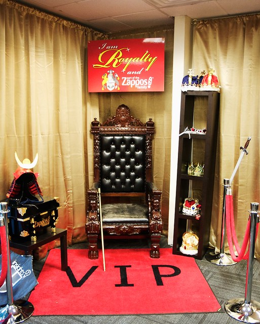 ZAPPOS VIP Throne