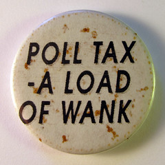 Anti-Poll tax badge