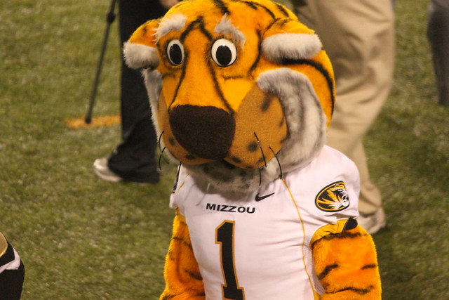 This is Truman, the Missouri (Mizzou) Tigers mascot