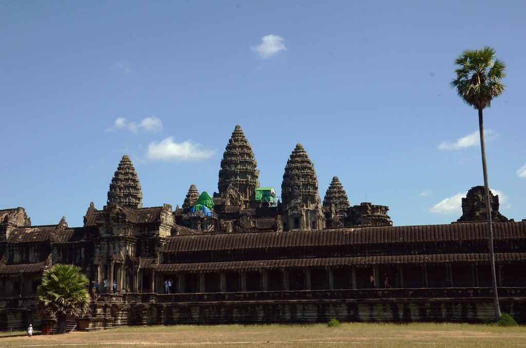 : Angkor Wat with its 5 towers