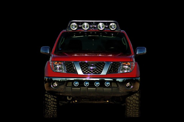 2005 road light mouth lights nissan offroad cab low profile bracket cage lo off bumper crew pro frontier nismo lightcage xoskel nismocc