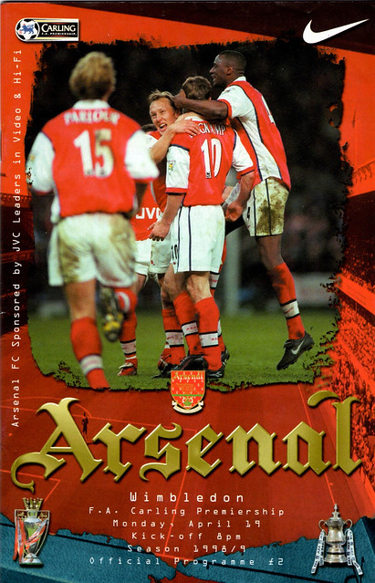 Arsenal v Wimbledon - FA Carling Premiership (19 April 1999)