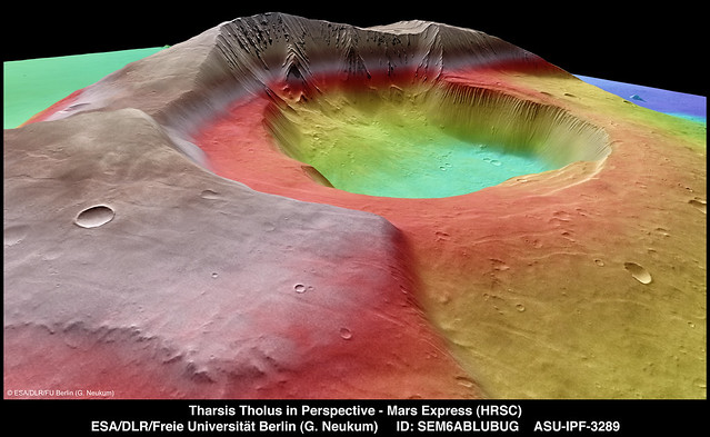 Tharsis Tholus in Perspective