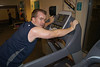 Extreme treadmill exercise...Pushing the treadmill