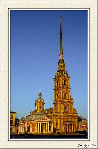 Saint-Petersburg. The Peter and Paul Cathedral.  . -. ©  Peer.Gynt
