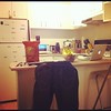 Where all the "magic" happens...  - #random #kitchen #bachelor #flat #macbookpro #apple #banana #instagram #ig #levis #Boss