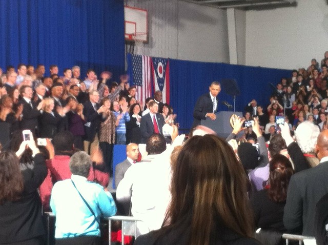 President Barack Obama at Shaker Heights High School