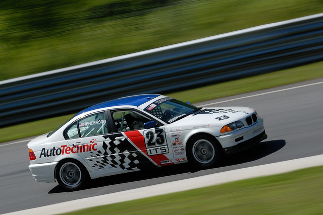 Number 23 ITS class AutoTechnic BMW 3-series driven by Henderson
