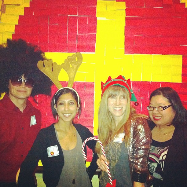 PIC: At the LA-UX Holiday Party at Vodvil; Courtesy of @Angel