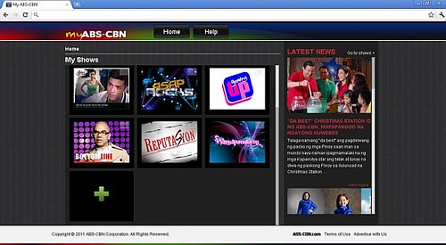 My ABS-CBN_Home page_Latest News