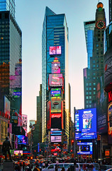 Times Square / dusk
