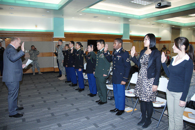 Area I sees 11 become U.S. citizens