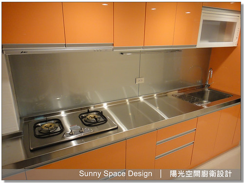 板橋新海路邱設計不銹鋼廚具-陽光空間廚衛設計13