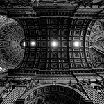 st peter's basilica ceiling and dome