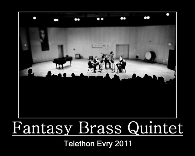 Evry Daily Photo - TELETHON Evry 2011 - Concert Fantasy Brass Quintet 8