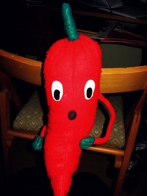 Wednesday 4th January 2012. Red Hot Chili Pepper!