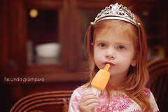 princesa con helado