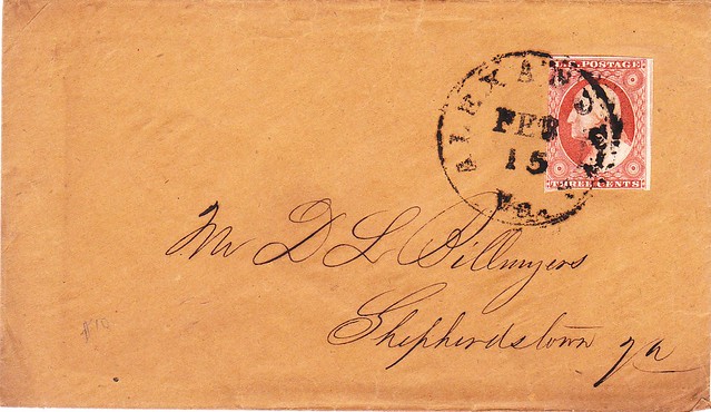 1852 Letter sent from Alexandria