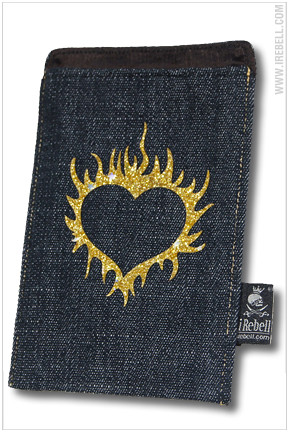 iPhone Hülle Jeans Heart