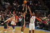 Brandon Jennings Shooting over AMARE STOUDEMIRE
