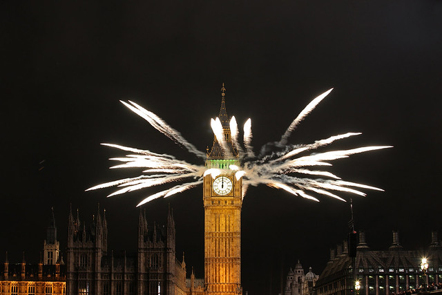 Mayor of Londons New Years Eve Fireworks 2011/2012