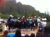 NFL stars Ray Lewis, Antonio Gates, Darrelle Revis, MIKE WALLACE, Antonio Brown, A.J. Green, Maurice Jones-Drew, Eric Weddle, and Philip Rivers at a KaBOOM! build in Kaneohe, HI