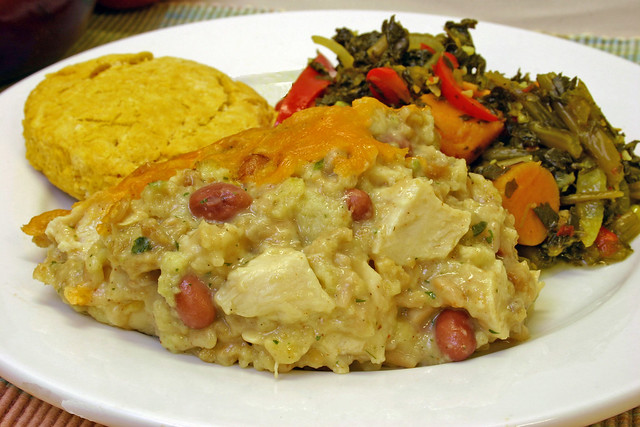 Glory Foods Turkey, Beans, and Rice Casserole
