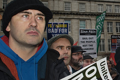 Anti- austerity demonstration, Dublin, Ireland (2)